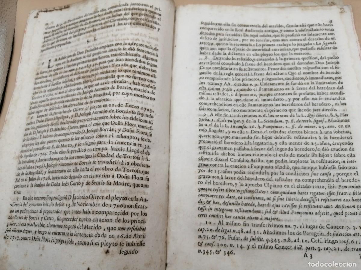 Documentos antiguos: PLEITO A&Ntilde;O 1746 - Foto 2