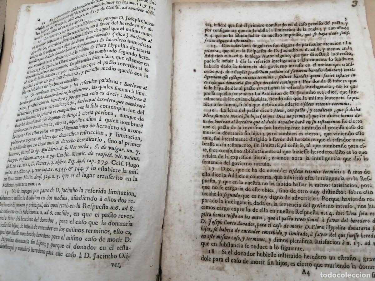 Documentos antiguos: PLEITO A&Ntilde;O 1746 - Foto 3