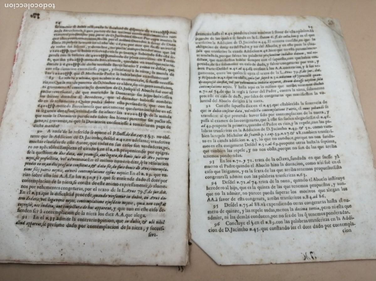 Documentos antiguos: PLEITO A&Ntilde;O 1746 - Foto 5