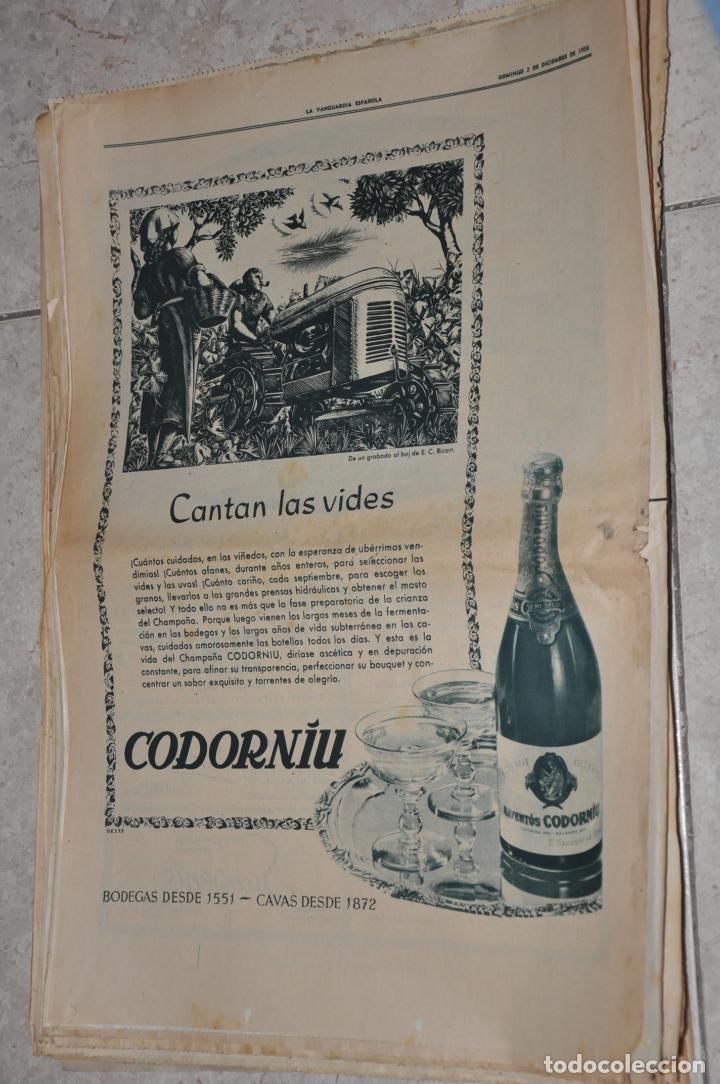 Documentos antiguos: hoja publicidad la vanguardia 1956, codorniu - Foto 1