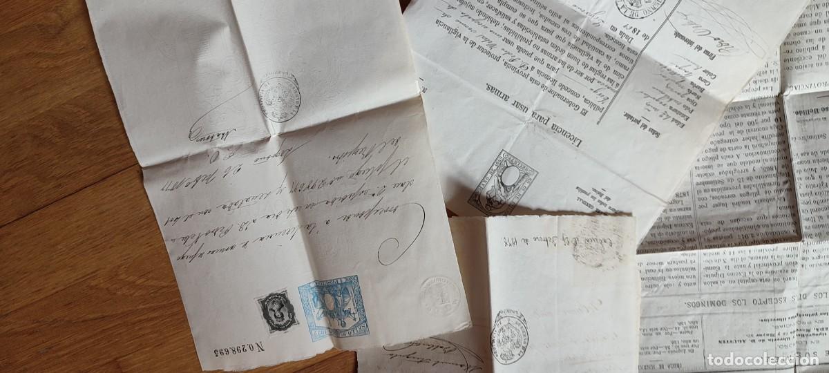 Documentos antiguos: Lote documentos 1870 Logro&ntilde;o Santo Domingo de la Calzada - Foto 4
