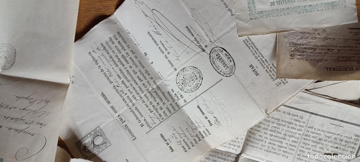 Documentos antiguos: Lote documentos 1870 Logro&ntilde;o Santo Domingo de la Calzada - Foto 5