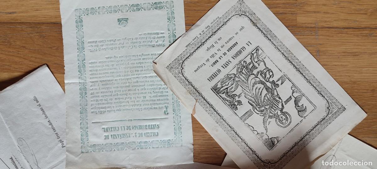 Documentos antiguos: Lote documentos 1870 Logro&ntilde;o Santo Domingo de la Calzada - Foto 8