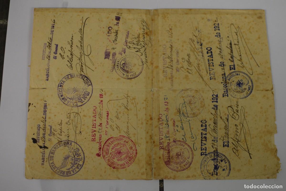 Documentos antiguos: DOCUMENTO MILITAR 1912 - Foto 3