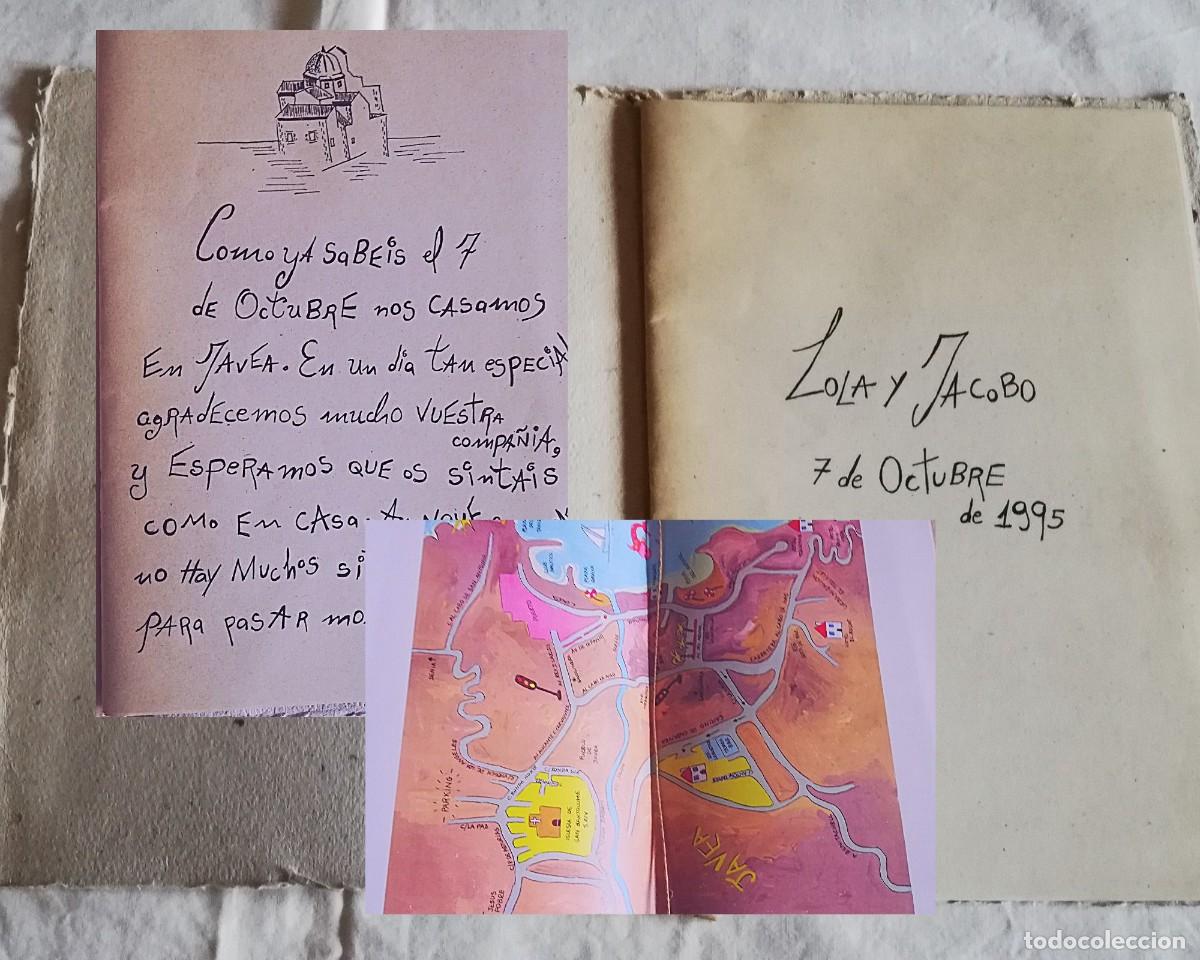Documentos antiguos: ANTIGUA INVITACI&Oacute;N DE BODA EN J&Aacute;VEA 1995