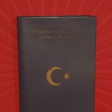 Documentos antiguos: PASAPORTE DE TURQUIA PASSPORT, PASSEPORT, REISEPASS