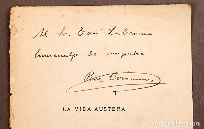 Documentos antiguos: PERE COROMINES - DEDICATORIA AUT&Oacute;GRAFA - Foto 2