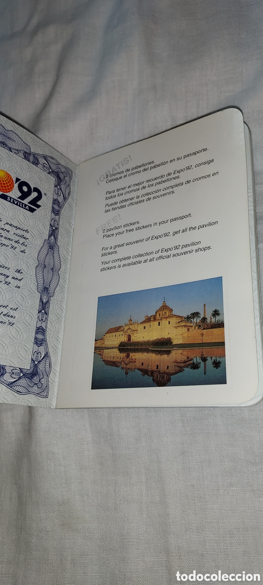 Documentos antiguos: PASAPORTE EXPO&acute;92 - Foto 2
