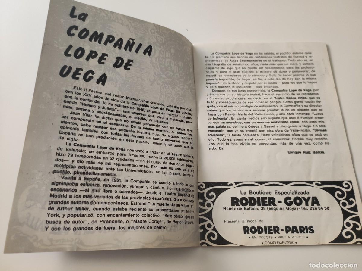 Documentos antiguos: Teatro de Bellas Artes. 1971-72. - Foto 2
