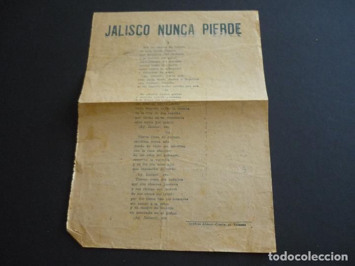 Documentos antiguos: JALISCO NUNCA PIERDE CANCIONERO - Foto 1