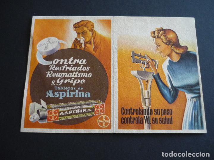 Documenti antichi: ASPIRINA BAYER DIPTICO PUBLICITARIO FARMACIA A&Ntilde;OS 40