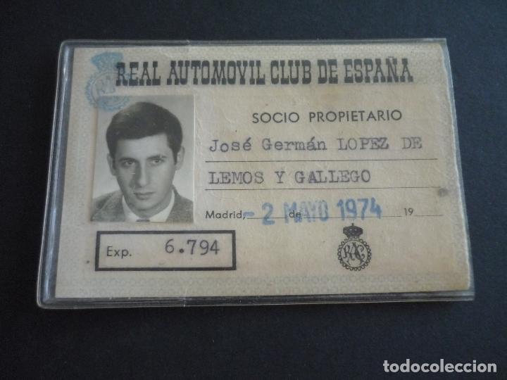 Documentos antiguos: CARNET SOCIO DEL RACE 1974 - Foto 1