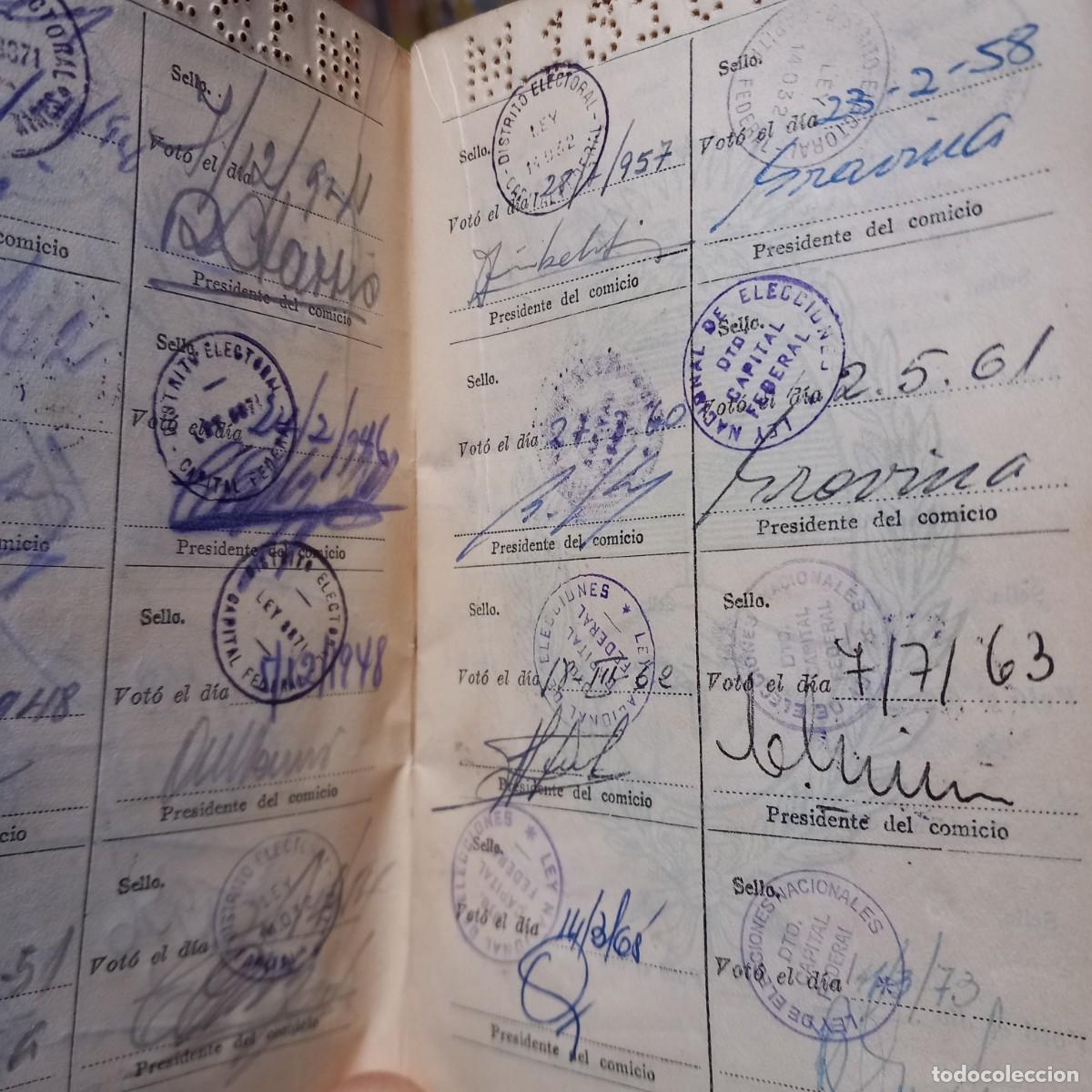 Documentos antiguos: Libreta enrolamiento Ej&eacute;rcito Argentino 1933 incluye cubierta - Foto 6