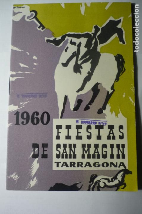 Documentos antiguos: peograma s.magin tarragona 1960-
