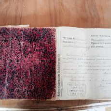 Documentos antiguos: LIBRO DE PROVISION DE FONDOS POR CAUSAS PENALES: ROBO; ASESINATO; LESIONES, JUZGADO DE CARAVACA 1907