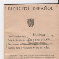Documentos antiguos: CARTILLA MILITAR DE 1950