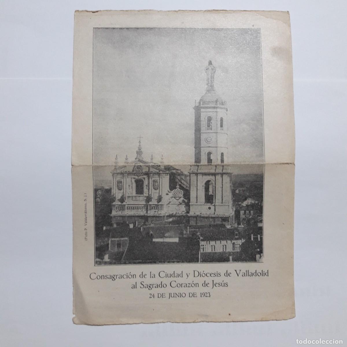 Documentos antiguos: Sagrado Coraz&oacute;n de Jes&uacute;s Valladolid 1923