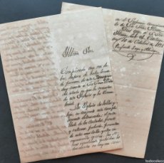Documentos antiguos: 1893 CARTAGENA MURCIA * INFORME SOBRE EL ESTADO DE LA PARROQUIA Y CEMENTERIO DE CARTAGENA *