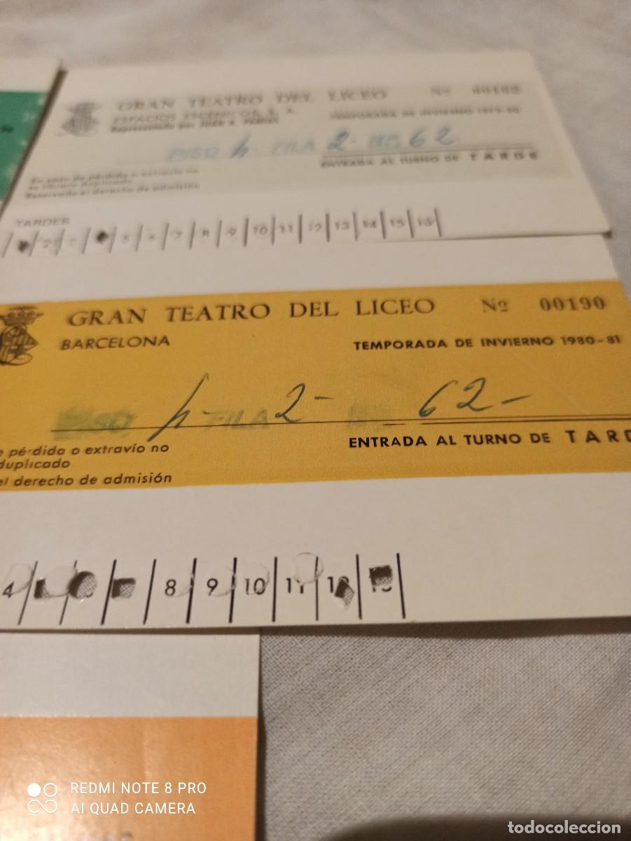 Documentos antiguos: Teatro del Liceo. Abonos a&ntilde;os 76-80 - Foto 7