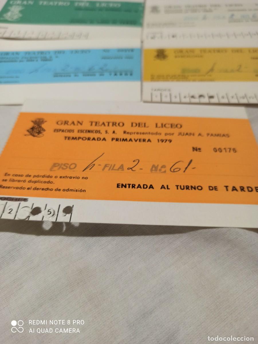 Documentos antiguos: Teatro del Liceo. Abonos a&ntilde;os 76-80 - Foto 8