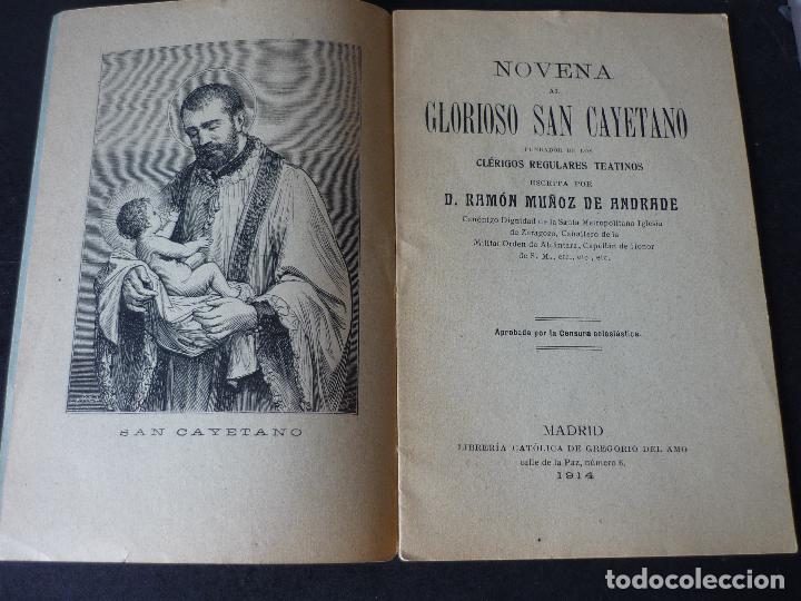 Alte Dokumente: NOVENA A SAN CAYETANO MADRID 1914