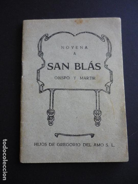 Documentos antiguos: NOVENA A SAN BLAS - Foto 1