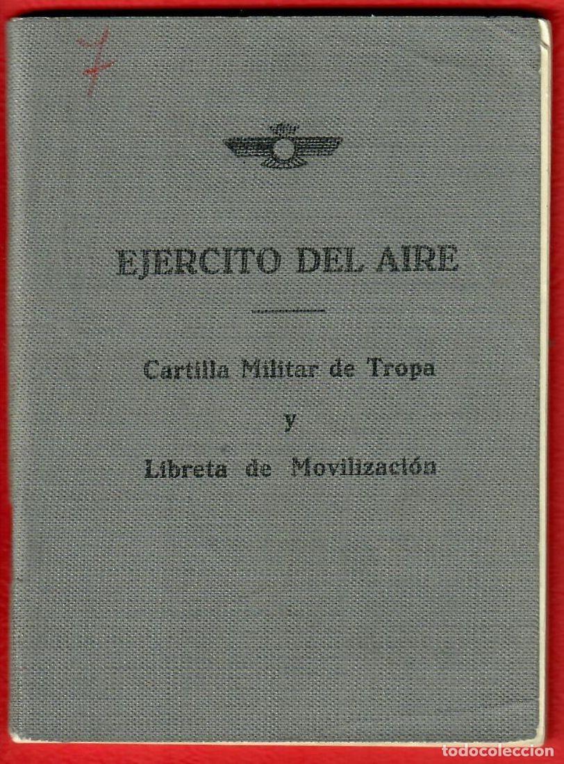 Documentos antiguos: A&ntilde;o 1959 - Ejercito del aire Cartilla militar de Tropa - Base aerea de cuatro vientos