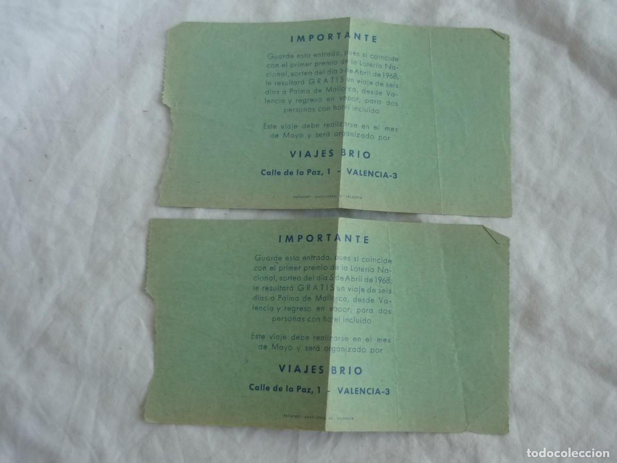Documentos antiguos: 2 entradas al laberinto, Comisi&oacute;n falla Plaza del Caudillo, Valencia 1968 - Foto 3