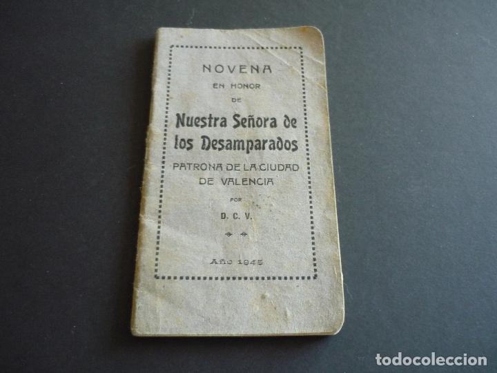 Documentos antiguos: NOVENA A NUESTRA SE&Ntilde;ORA DE LOS DESAMPARADOS
