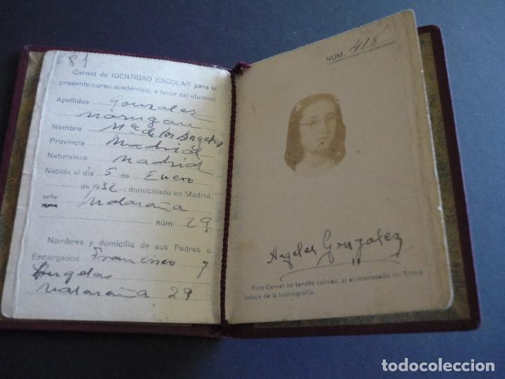 Documentos antiguos: CARNET ESCUELA CENTRAL SUPERIOR DE COMERCIO - Foto 2