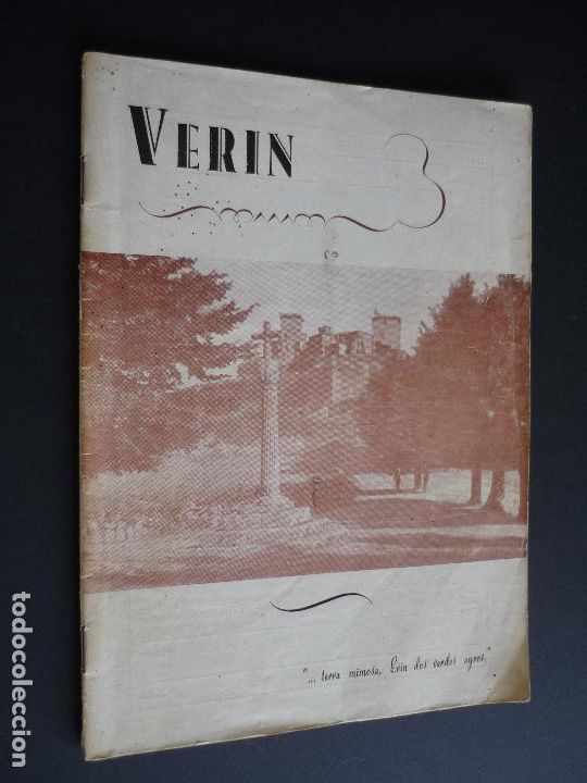 Documentos antiguos: VERIN ORENSE FOLLETO 1950 - Foto 1