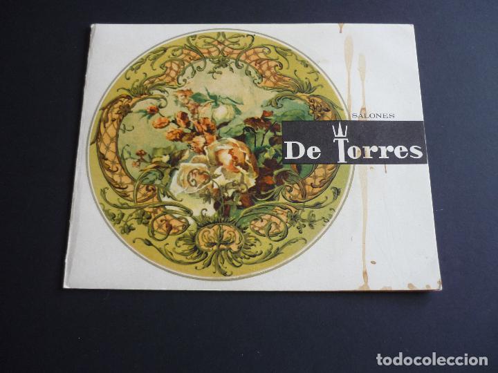 Documentos antiguos: MENU RESTAURANTE DE TORRES MADRID 1967 - Foto 1
