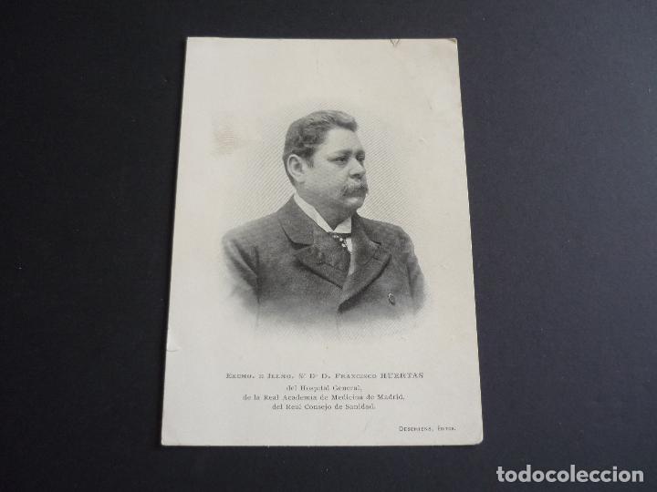 Documentos antiguos: FRANCISCO HUERTAS MEDICO TARJETA 10 X 15 CMTS