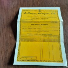 Documentos antiguos: DOCUMENTO ANTIGUO, PÓLIZA DE SEGURO, LA PREVISORA MALLORQUINA SA, AÑO 1976