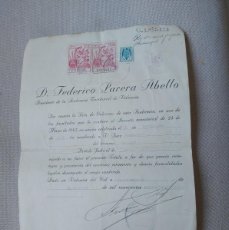 Documentos antiguos: NOMBRAMIENTO JUEZ MUNICIPAL DE SAGUNTO - 1945