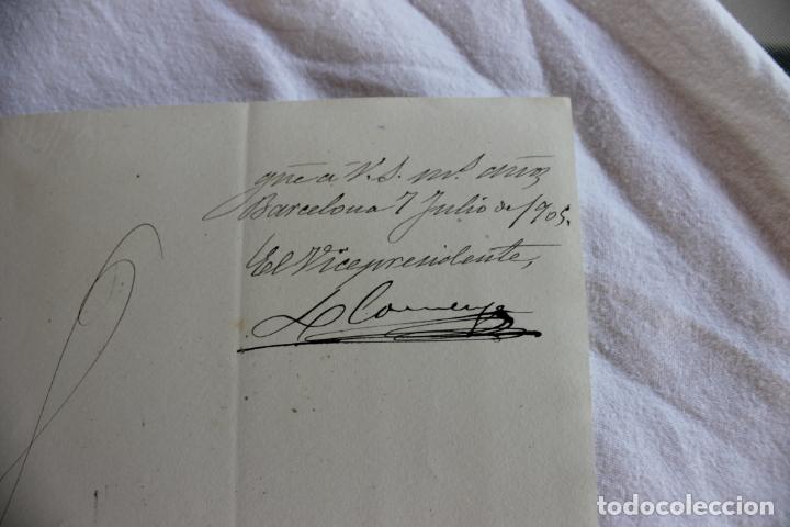 Documentos antiguos: JUNTA PROVINCIAL DE SANIDAD BARCELONA 1906 - Foto 10