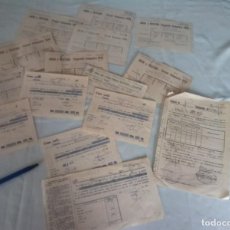 Documentos antiguos: ARAGON LOTE DE 16 RECIBOS AÑOS 40 , ZARAGOZA , PIEDRAFITA DE JACA , VER