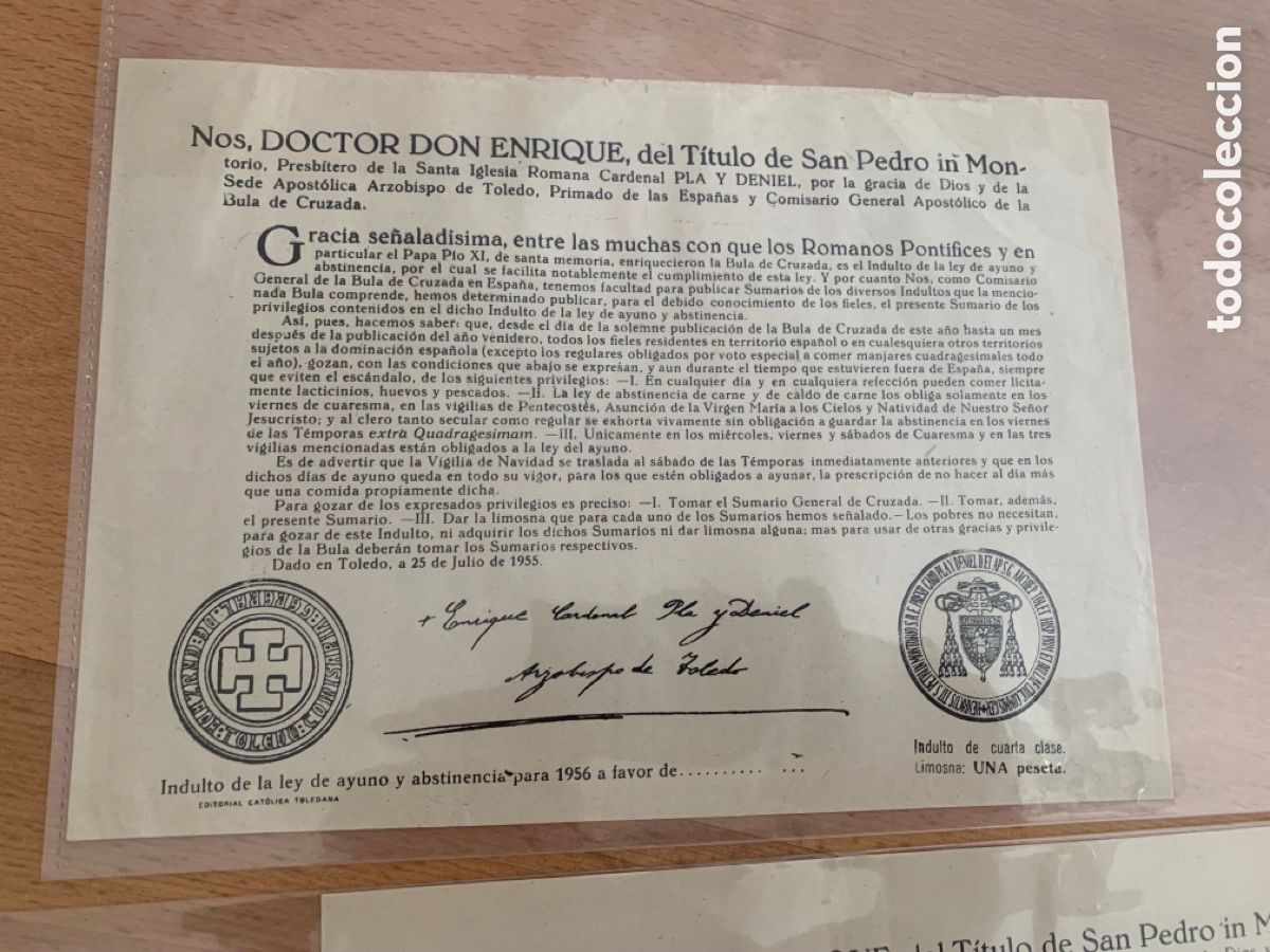 Documentos antiguos: Lote de 4 BULAS - Foto 3