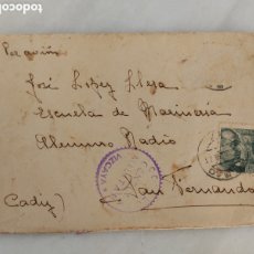Documentos antiguos: CARTA CENSURA MILITAR CORREOS VIZCAYA AÑO 1939