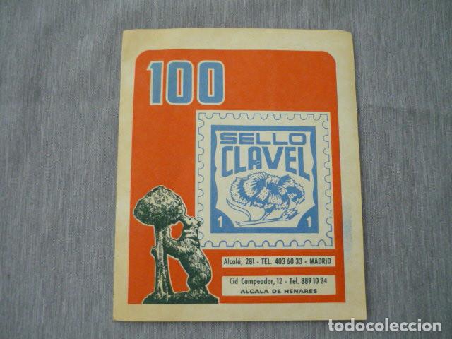 Documenti antichi: ALBUM SELLO CLAVEL VALES COMERCIOS MADRID Y ALCALA DE HENARES