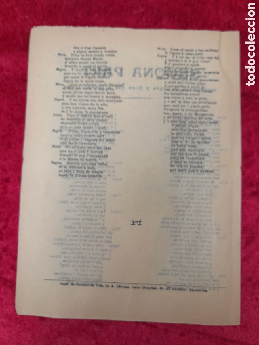 Documentos antiguos: PR-2721. LA SOGRA Y LA NORA. - Foto 3