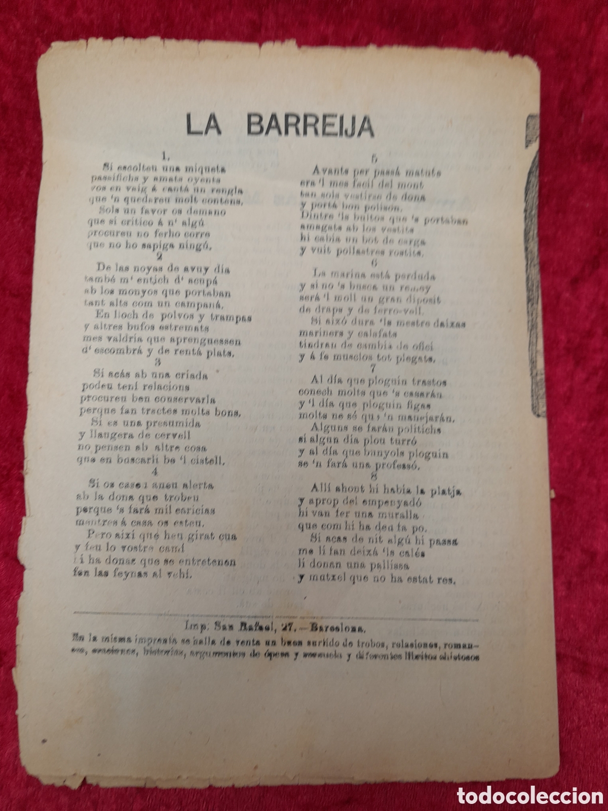 Documentos antiguos: PR-2723. LO JOVENT DEL DIA. - Foto 3