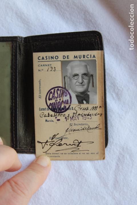 Documentos antiguos: CARNET CASINO DE MURCIA 1943 - Foto 1