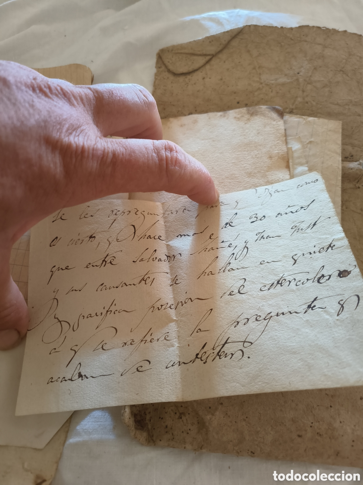 Documentos antiguos: 1820 Escritura compra de 200 a&ntilde;os!! - Foto 7