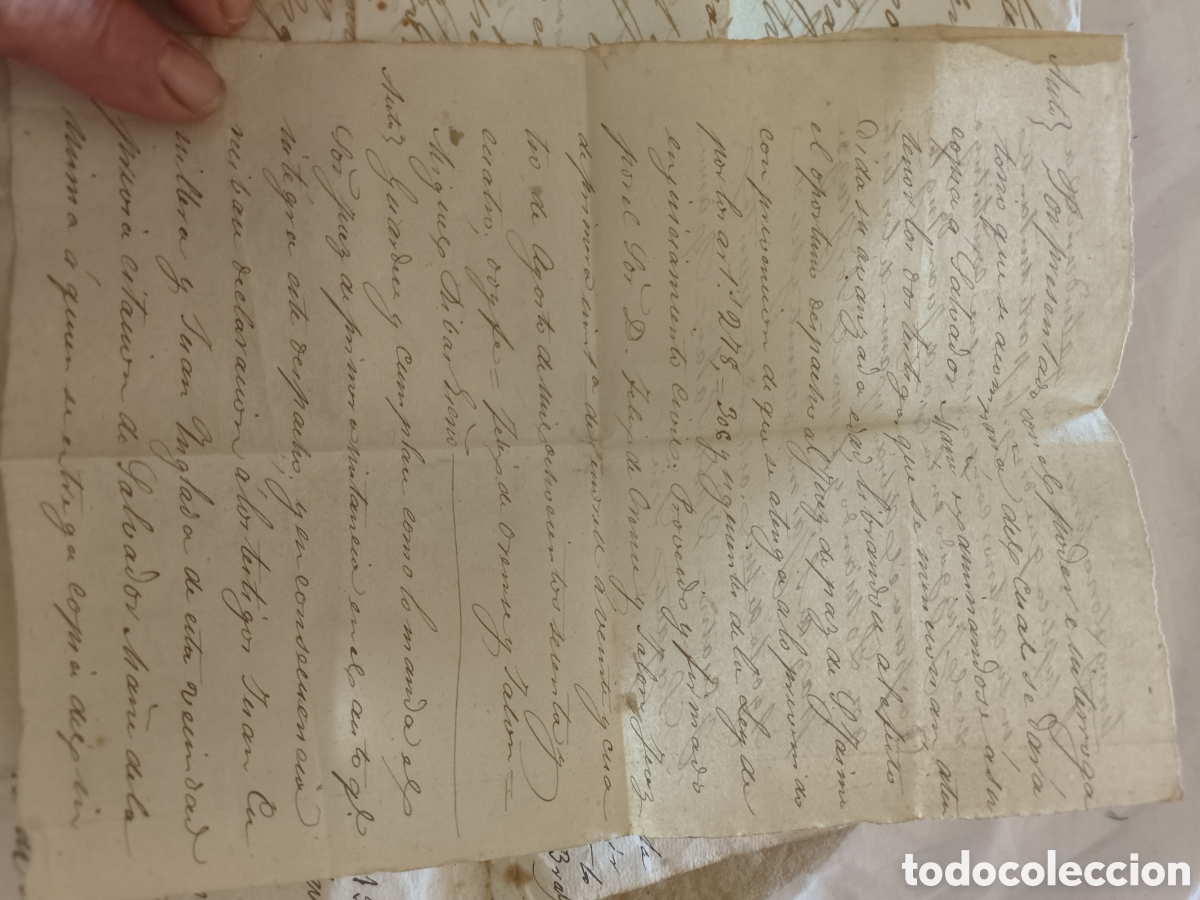 Documentos antiguos: 1820 Escritura compra de 200 a&ntilde;os!! - Foto 10
