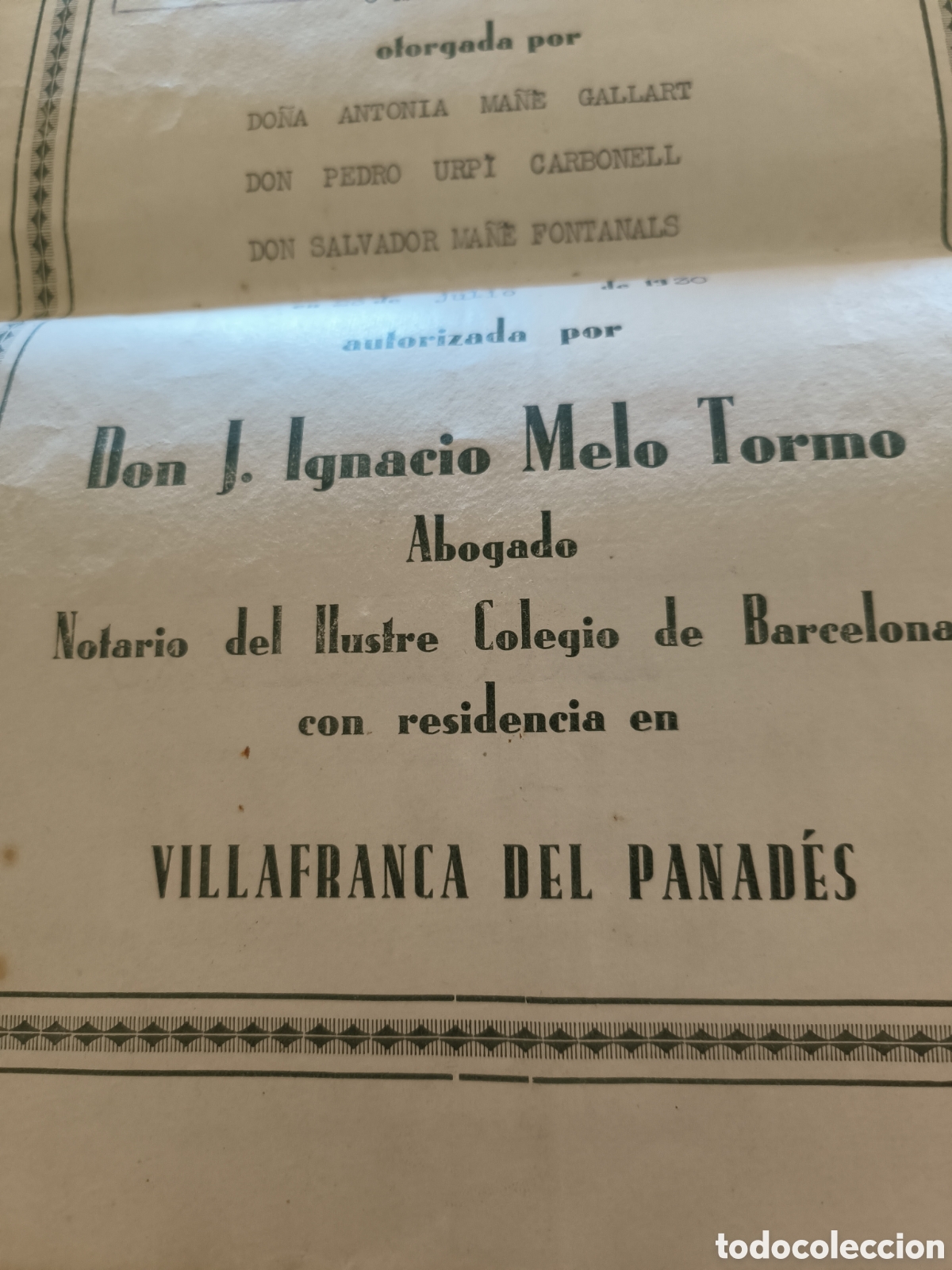 Documentos antiguos: Escritura carta de pago 1930 - Foto 3