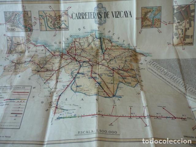Documenti antichi: VIZCAYA PLANO DE CARRETERAS A&Ntilde;OS 20