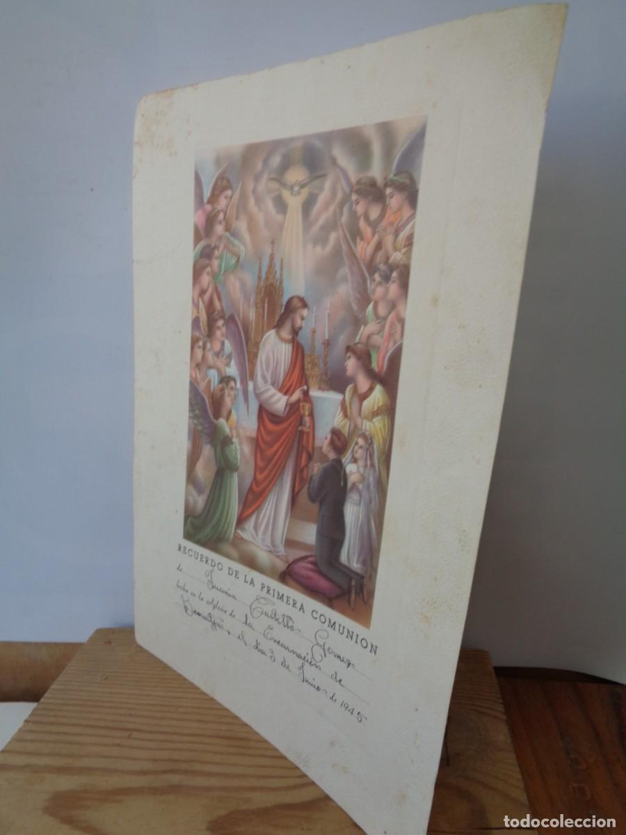 Documentos antiguos: &iexcl;&iexcl; RECUERDO DE LA 1&ordf; COMUNION. 03 Junio de 1945. !! C-13. - Foto 1