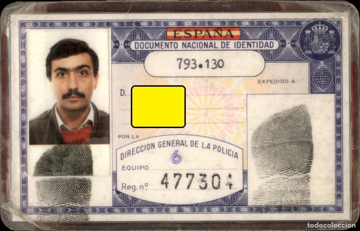 Documenti antichi: A&ntilde;o 1988 &ndash; Documento Nacional de identidad &ndash; Espa&ntilde;a &ndash; Caducado &ndash; Obsoleto