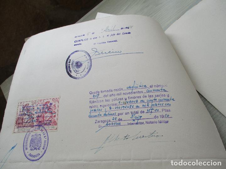 Documentos antiguos: DOCUMENTO: EL JEFE DEL ESTADO Y GENERAL&Iacute;SIMO DE LOS EJERCITOS, CONCEDE EL EMPLEO DE CAPIT&Aacute;N -1950 - Foto 5